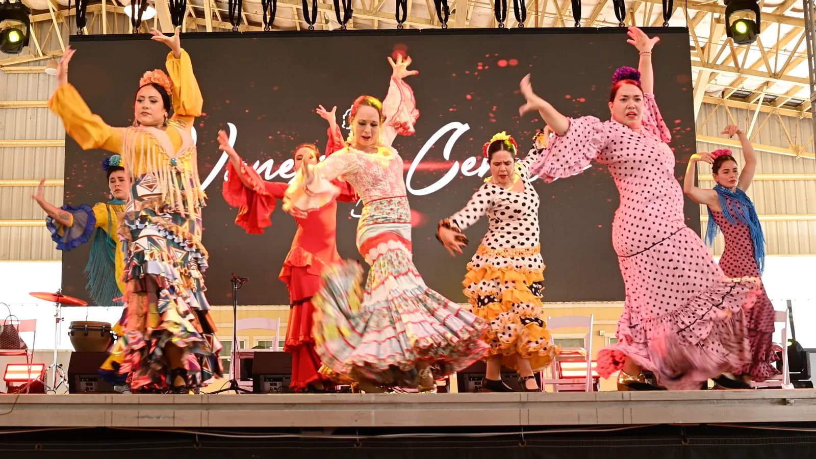 Women dancing flamenco